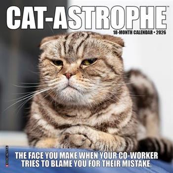 Cat-Astrophe 2026 7 X 7 Mini Wall Calendar