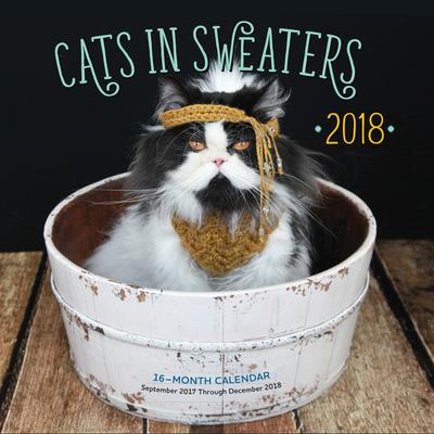Cats in Sweaters 2018 Calendar