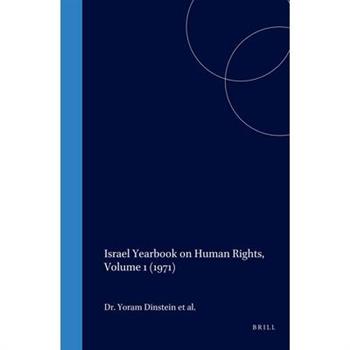 Israel Yearbook on Human Rights, Volume 1 (1971)