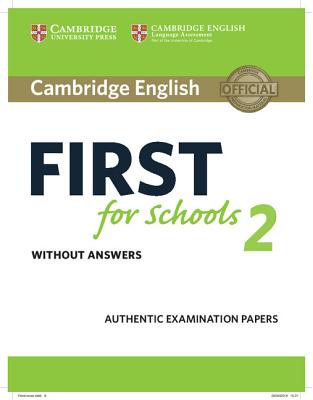 Cambridge English First for Schools 2 Student’s Book Without Answers