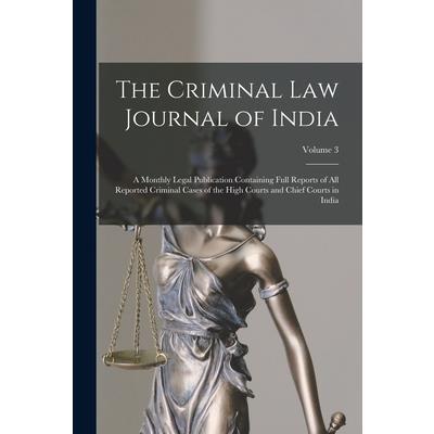 The Criminal Law Journal of India