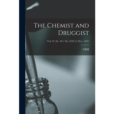 The Chemist and Druggist [electronic Resource]; Vol. 97, no. 20 = no. 2233 (11 Nov. 1922)