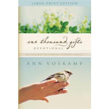 One Thousand Gifts Devotional Large Print