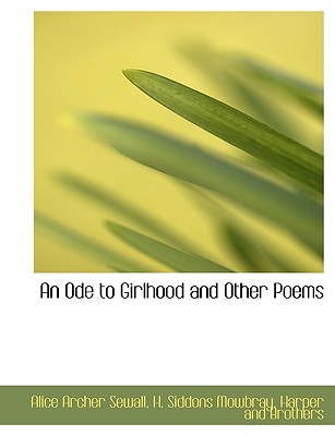 An Ode to Girlhood and Other Poems