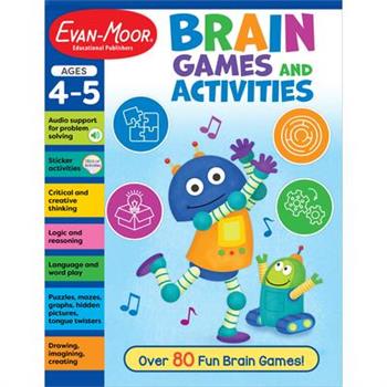 Brain Games and Activities, Ages 4 - 5 Workbook