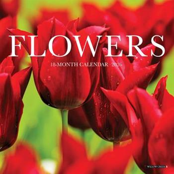 Flowers 2026 7 X 7 Mini Wall Calendar