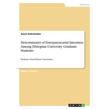 Determinants of Entrepreneurial Intention Among Ethiopian University Graduate Students