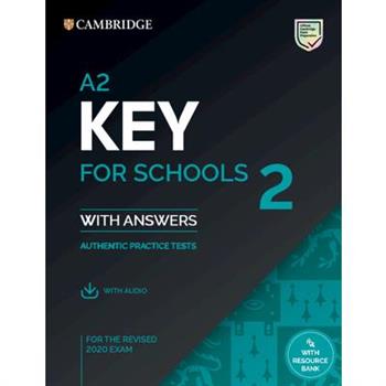A2 Key for Schools 2 Student’s Book with Answers with Audio with Resource Bank