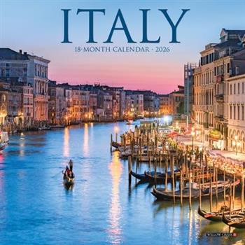 Italy 2026 7 X 7 Mini Wall Calendar