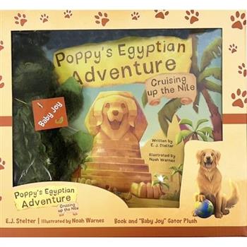 Poppy's Egyptian Adventure Book & Poppy Plush Set