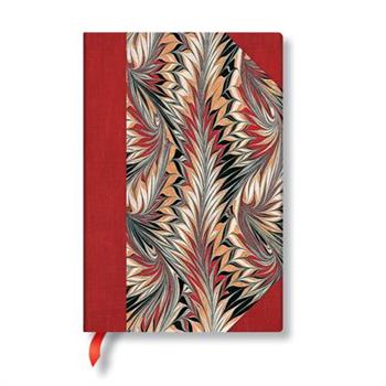 Rubedo Mini Lined Hardcover Journal, 176pg, 85gsm by Paperblanks (Cockerell Marbled Paper)