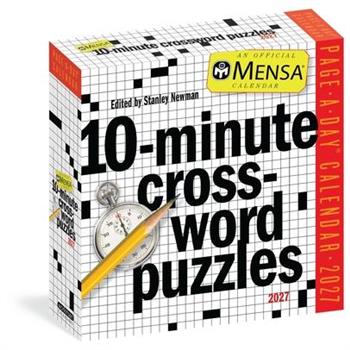 Mensa(r) 10-Minute Crossword Puzzles Page-A-Day(r) Calendar 2027