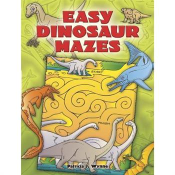 Easy Dinosaur Mazes