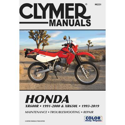 Honda Xr600r - 1991-2000 & Xr650l - 1993-2019 Clymer ManualMaintenance - Troubleshooting -