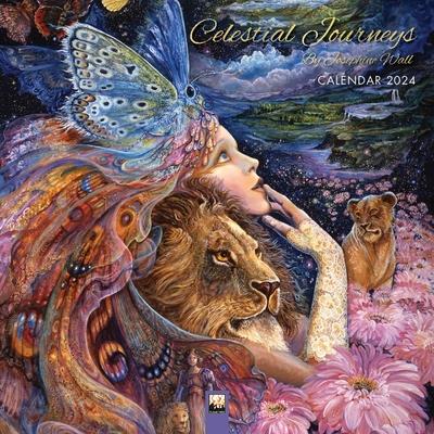 Celestial Journeys by Josephine Wall Wall Calendar 2024 (Art Calendar)