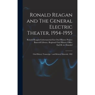 Ronald Reagan and The General Electric Theater, 1954-1955