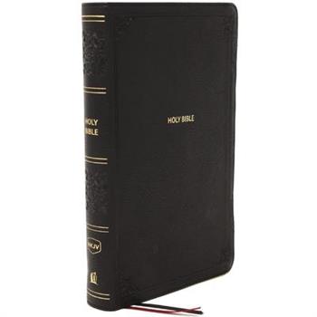 Nkjv, Reference Bible, Personal Size Large Print, Leathersoft, Black, Thumb Indexed, Red Letter Edition, Comfort Print