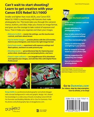 Canon Eos Rebel Sl1/100d for Dummies