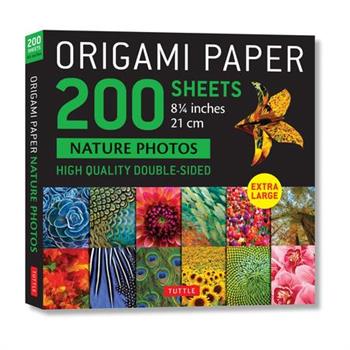 Origami Paper 200 Sheets Nature Photos 8 1/4” (21 CM)