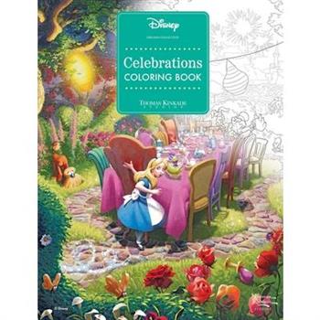 Disney Dreams Collection Thomas Kinkade Studios Celebrations Coloring Book