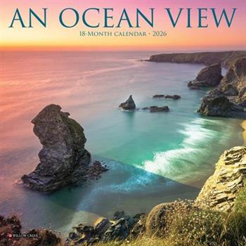 Ocean View 2026 7 X 7 Mini Wall Calendar