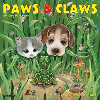Paws & Claws by Gary Patterson 2026 7 X 7 Mini Wall Calendar