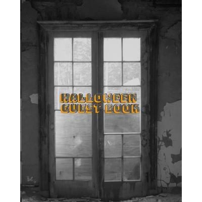 Halloween guest book creatve journal