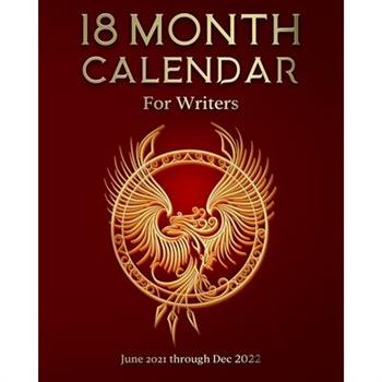 18 Month Calendar for Writers