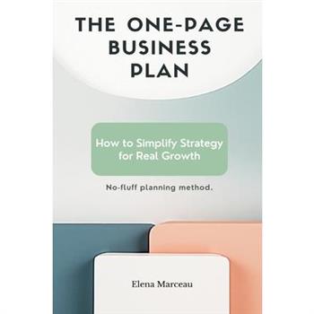 The One-Page Business Plan