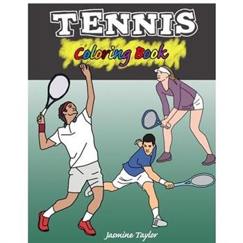 Tennis Coloring Book