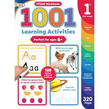 Active Minds 1001 First Grade Steam Workbook