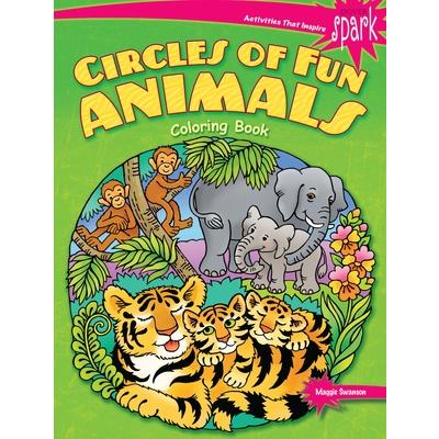 Spark Circles of Fun Animals Coloring Book