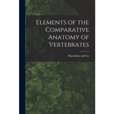 Elements of the Comparative Anatomy of Vertebrates