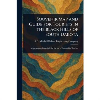 Souvenir Map and Guide for Tourists in the Black Hills of South Dakota
