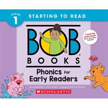 Bob Books - Phonics for Early Readers Hardcover Bind-Up Phonics, Ages 4 and Up, Kindergarten (Stage 1: Starting to Read)