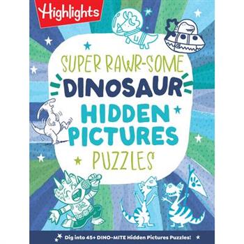 Super Rawrsome Dinosaur Hidden Pictures Puzzles
