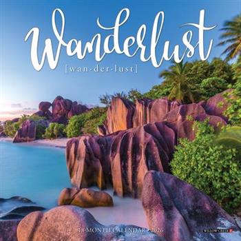 Wanderlust 2026 7 X 7 Mini Wall Calendar