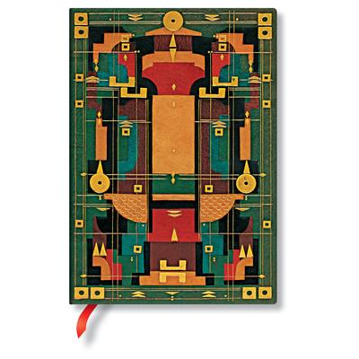 Paperblanks Lion’s Den Sybil Pye Bindings Hardcover MIDI Lined Elastic Band Closure 144 Pg 120 GSM