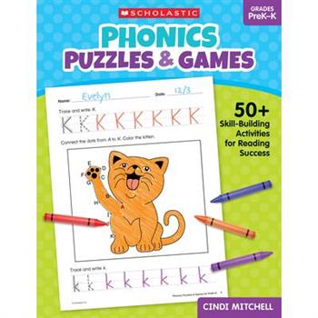 Phonics Puzzles & Games for Prek-K