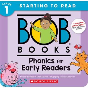 Bob Books - Phonics for Early Readers Box Set of 12 Paperbacks Decodable Phonics Books, Ages 4 and Up, Kindergarten (Stage 1: Starting to Read)