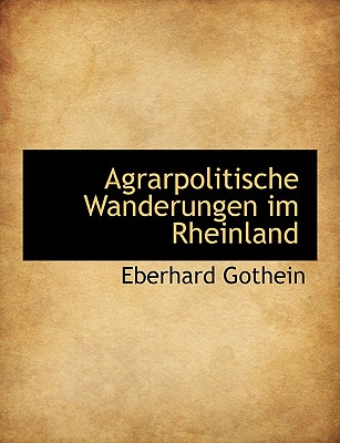 Agrarpolitische Wanderungen Im Rheinland
