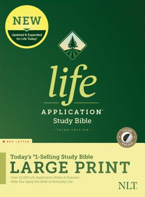 NLT Life Application Study Bible Third Edition Large Print (Red Letter Hardcover Index