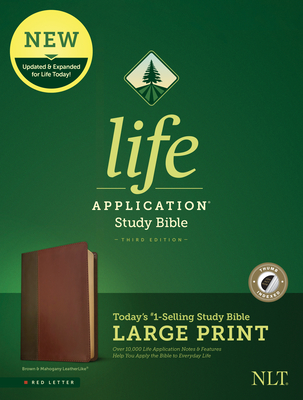 NLT Life Application Study Bible Third Edition Large Print (Red Letter Leatherlike Bro