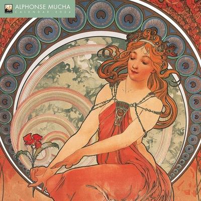 Alphonse Mucha Wall Calendar 2024 (Art Calendar)