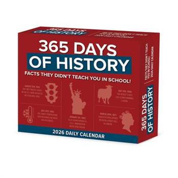 365 Days of History 2026 5.4 X 6.2 Box Calendar