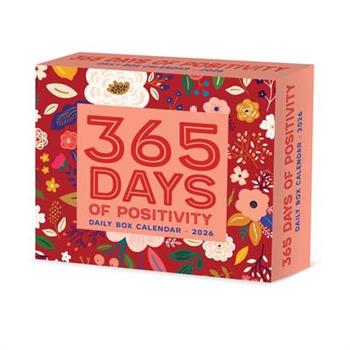 365 Days of Positivity 2026 5.4 X 6.2 Box Calendar