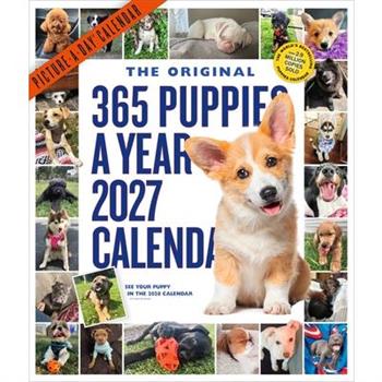 365 Puppies-A-Year Picture-A-Day(r) Wall Calendar 2027