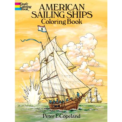 American Sailing Ships Coloring Book