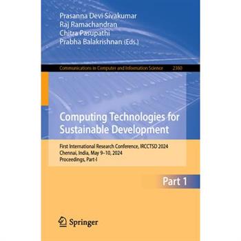 Computing Technologies for Sustainable Development