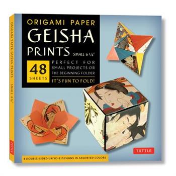 Origami Paper Geisha Prints 48 Sheets 6 3/4” (17 CM)
